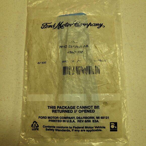 Ford 100th Anniversary Centennial Emblem F150 Taurus Focus Mustang Nameplate - Picture 3 of 6